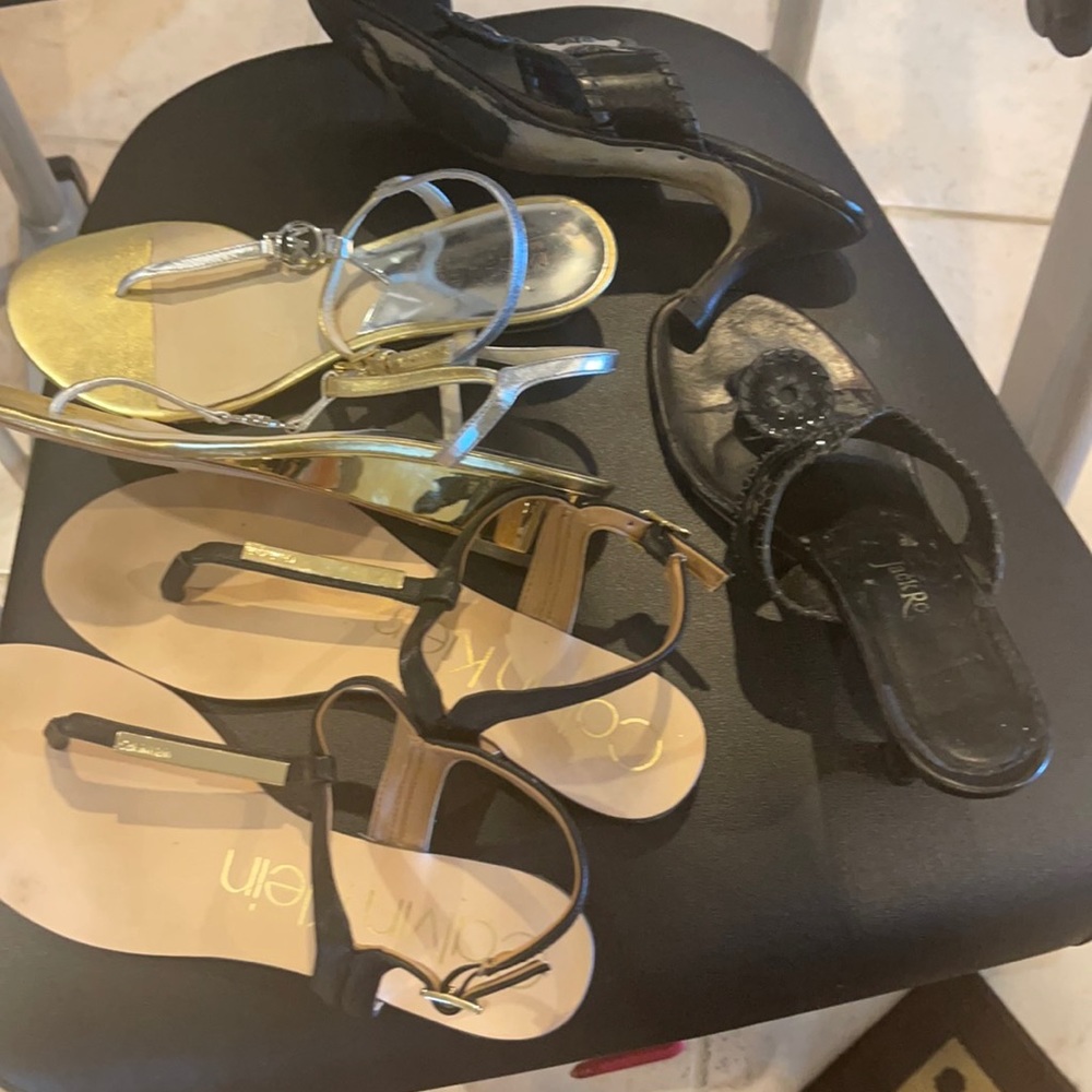 3 pairs of designer shoes used good condition
